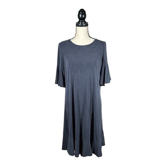 Anthropologie Odette Ruffle Sleeve Dress - Picture 1 of 5